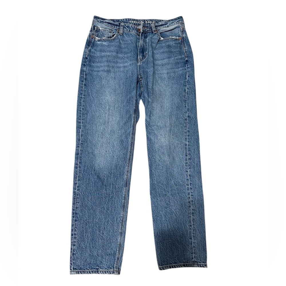 American Eagle denim mom jean